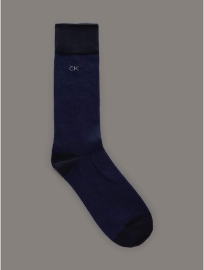 Calcetas-Calvin-Klein-Crew-Paquete-de-3-Hombre-Azul