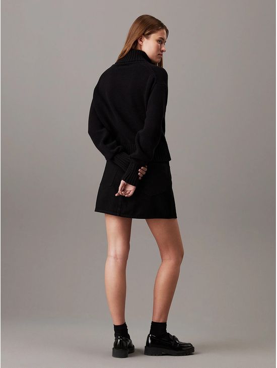 Sueter-Calvin-Klein-Cuello-Alto-Monologo-Terry-Mujer-Negro