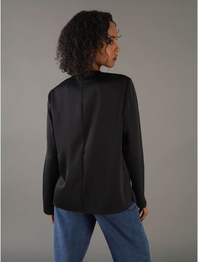 Blusa-Calvin-Klein-con-Acabado-Satinado-Mujer-Negro