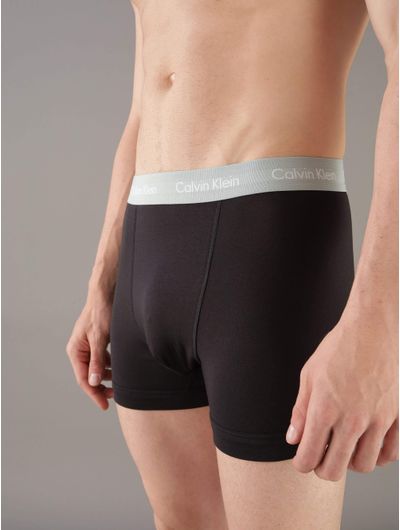 Trunk-Calvin-Klein-Cotton-Stretch-Paquete-de-3-Hombre-Negro