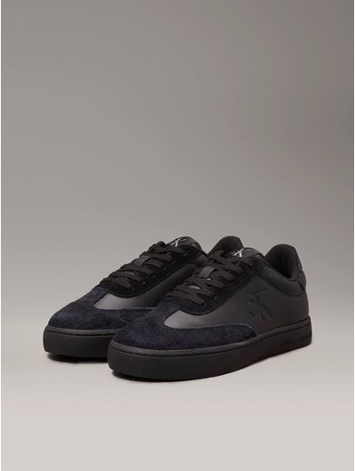 Tenis-Calvin-Klein-de-Piel-Hombre-Negro