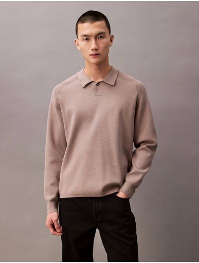 Sueter-Calvin-Klein-Polo-de-Punto-Hombre-Cafe