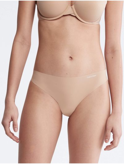 Tanga-Calvin-Klein-Invisibles-Mujer-Beige