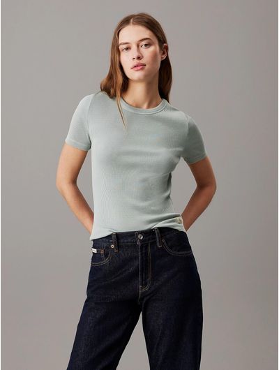 Playera-Calvin-Klein-Canale-Mujer-Verde