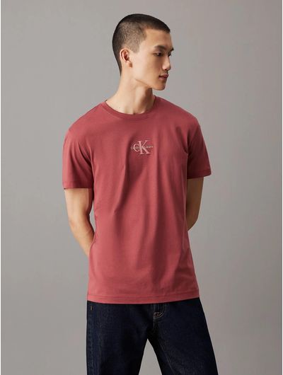 Playera-Calvin-Klein-Monologo-Hombre-Rojo