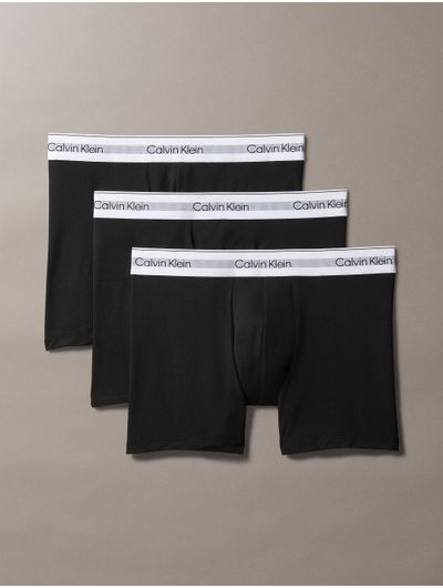 Boxers-Calvin-Klein-Modern-Cotton-Paquete-de-3-Hombre-Negro