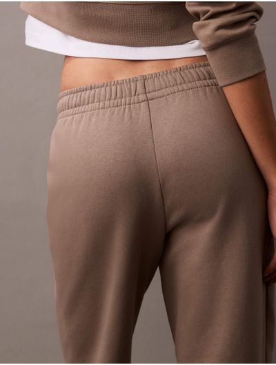 Jogger-Calvin-Klein-Monograma-Mujer-Cafe