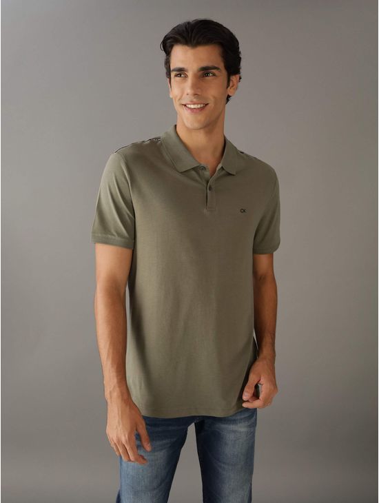 Polo-Calvin-Klein-Monograma-Bordado-Hombre-Verde