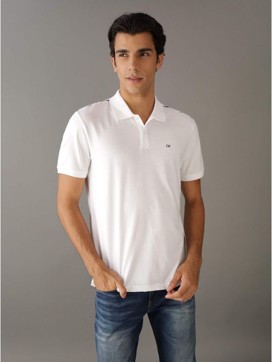 Polo-Calvin-Klein-Monograma-Bordado-Hombre-Blanco