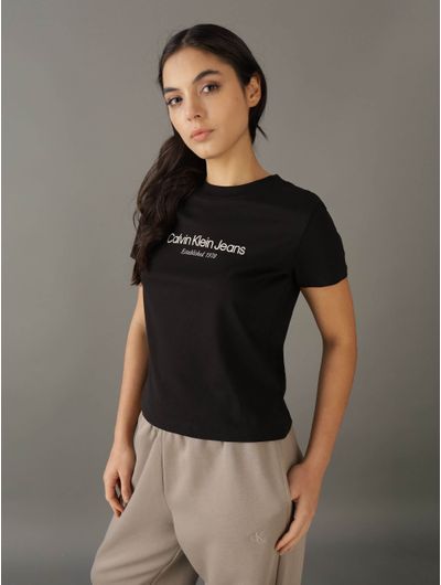Playera-Calvin-Klein-Logo-Estampado-Mujer-Negro