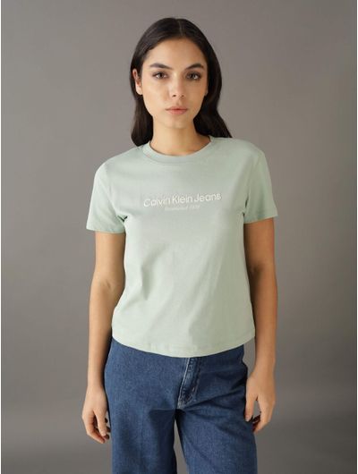 Playera-Calvin-Klein-Logo-Estampado-Mujer-Verde