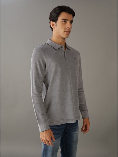 Polo-Calvin-Klein-Monograma-Bordado-Hombre-Gris