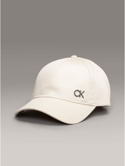 Gorra-Calvin-Klein-Monograma-Metalizado-Beige