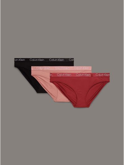 Bikinis-Calvin-Klein-Satinados-Pack-de-3-Mujer-Multicolor