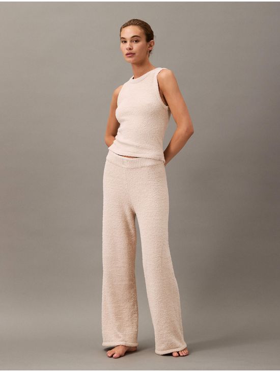 Pantalon-Calvin-Klein-de-Pijama-Terry-Mujer-Begie