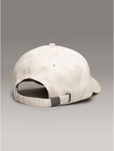 Gorra-Calvin-Klein-Monograma-Metalizado-Beige