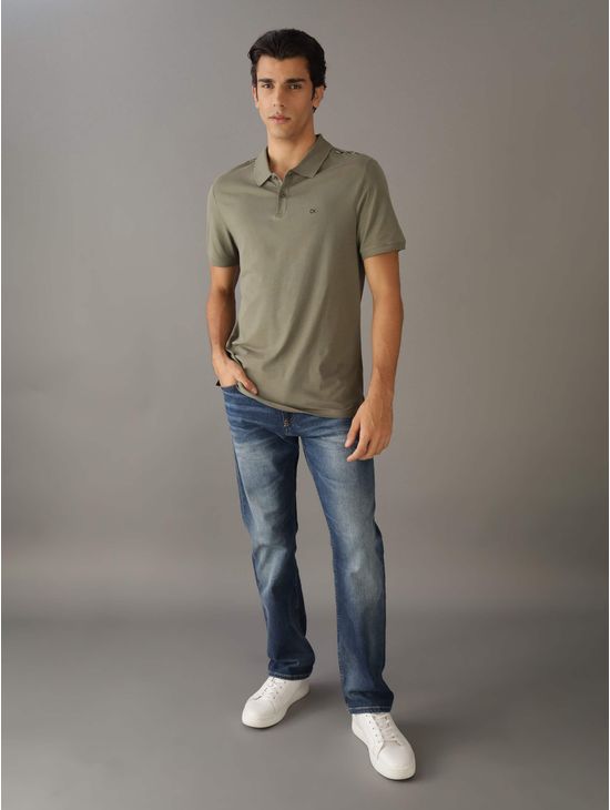 Polo-Calvin-Klein-Monograma-Bordado-Hombre-Verde