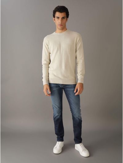 Sueter-Calvin-Klein-Monograma-en-Relieve-Hombre-Beige