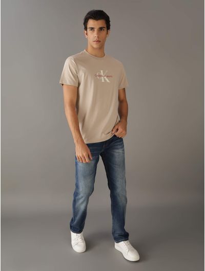 Playera-Calvin-Klein-Monologo-Hombre-Beige
