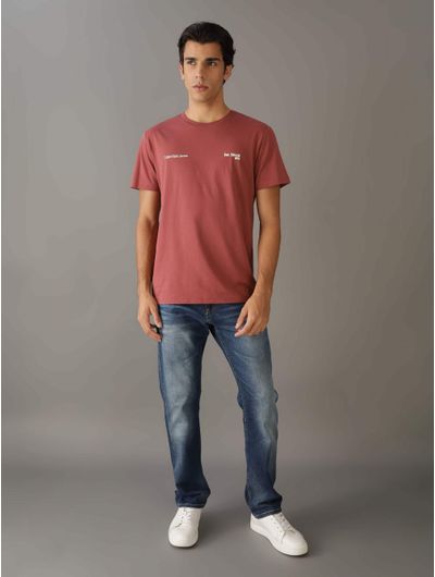 Playera-Calvin-Klein-Estampado-Hombre-Rosa