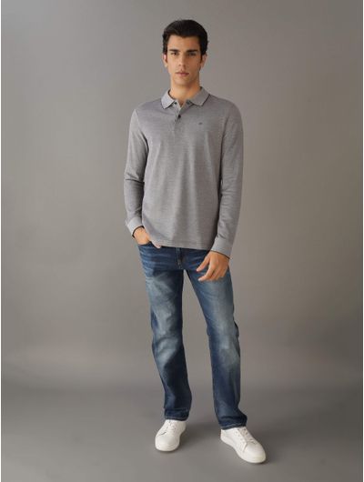 Polo-Calvin-Klein-Monograma-Bordado-Hombre-Gris