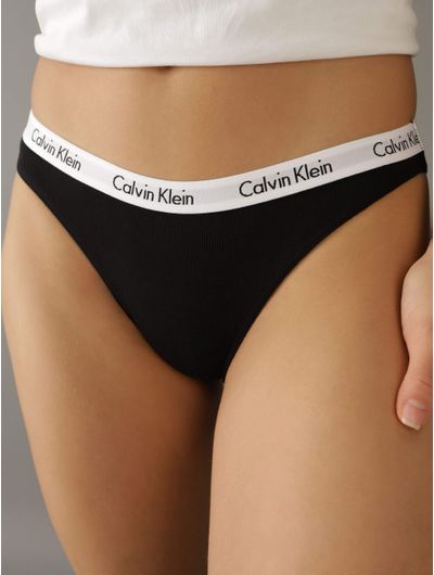 Tangas-Calvin-Klein-con-Acabado-Acanalado-Pack-de-3-Mujer-Multicolor