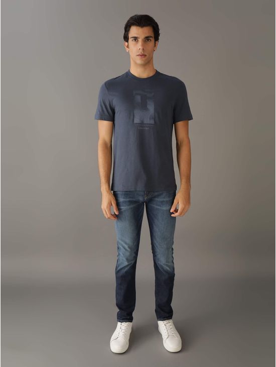 Playera-Calvin-Klein-Estampado-Hombre-Azul