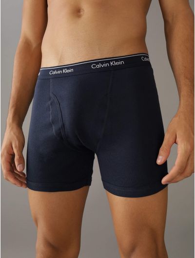 Briefs-Calvin-Klein-Cotton-Pack-de-4-Hombre-Multicolor