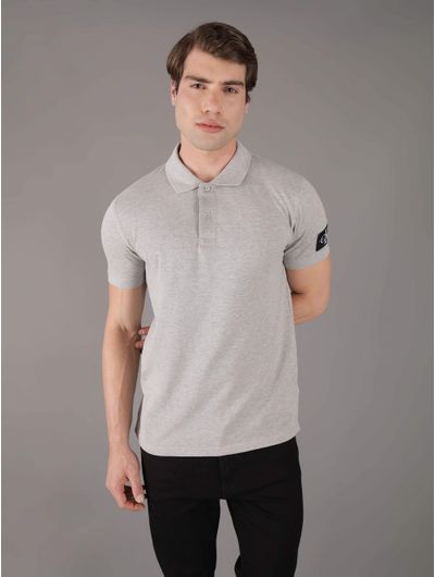 Polo-Calvin-Klein-Monologo-Hombre-Gris