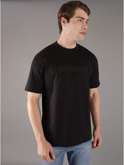 Playera-Calvin-Klein-Logo-Bordado-Hombre-Negro
