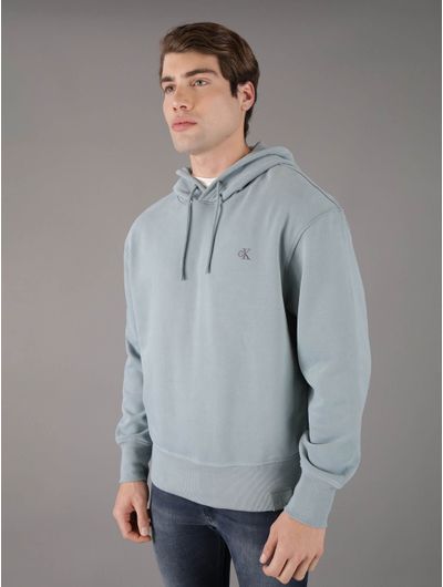 Sudadera-Calvin-Klein-Monograma-Hombre-Azul