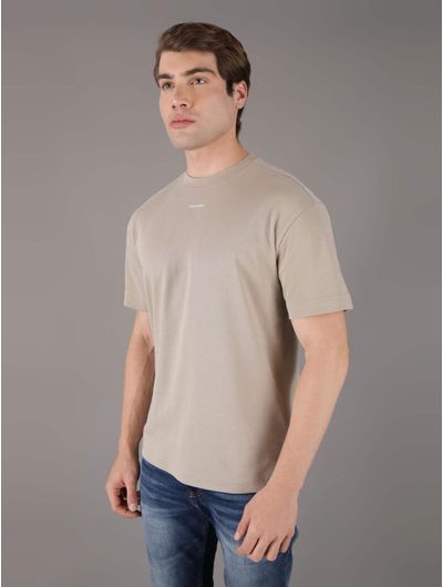 Playera-Calvin-Klein-Logo-Hombre-Cafe
