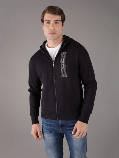 Sudadera-Calvin-Klein-Logo-Hombre-Negro