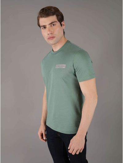 Playera-Calvin-Klein-Logotipo-Estampado-Hombre-Verde