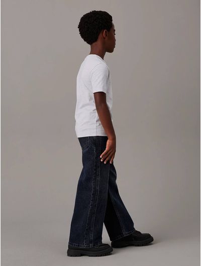 Playeras-Calvin-Klein-Pack-de-2-Niño-Gris