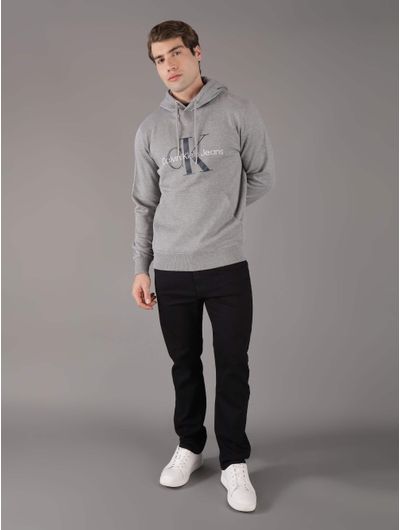 Sudadera-Calvin-Klein-Monologo-Mujer-Gris