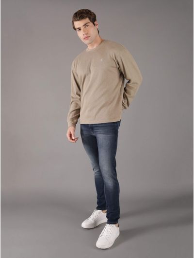 Playera-Calvin-Klein-Monograma-Hombre-Cafe