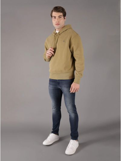Sudadera-Calvin-Klein-Monograma-Hombre-Verde