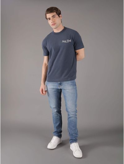 Playera-Calvin-Klein-New-York-Hombre-Azul
