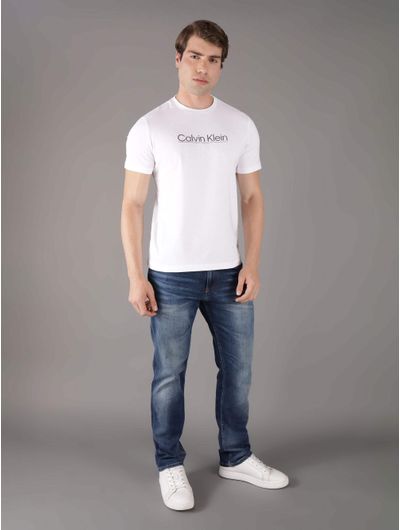 Playera-Calvin-Klein-Logotipo-Hombre-Blanco