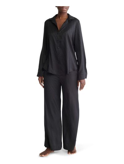 Camisa-Calvin-Klein-de-Pijama-Mujer-Negro