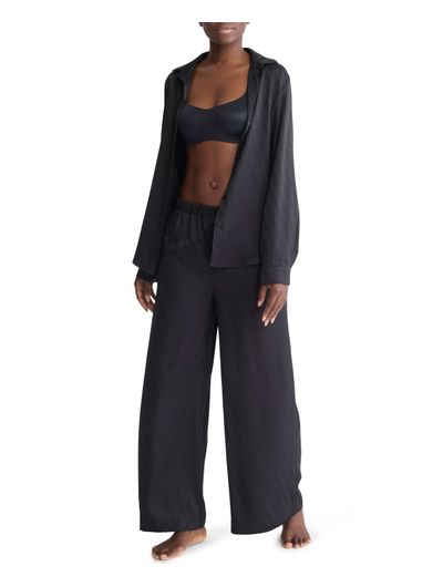 Pantalon-Calvin-Klein-de-Pijama-Mujer-Negro