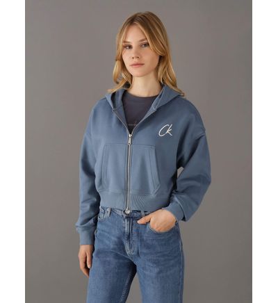 Sueter Calvin Klein Performance Mujer Sudadera Negra Calvin Klein