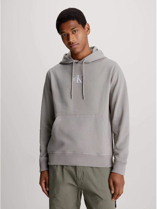 Sudadera-Calvin-Klein-Monologo-Hombre-Gris