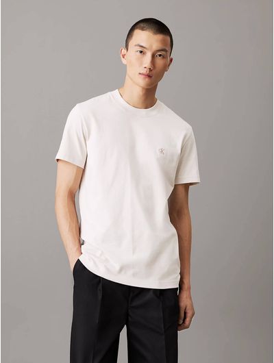 Playera-Calvin-Klein-Monograma-Bordado-Hombre-Blanco