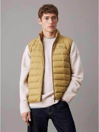 Chaleco-Calvin-Klein-Puffer-de-Plumas-Hombre-Amarillo