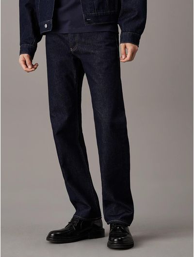 Jeans-Calvin-Klein-Standard-Straight-Hombre-Azul