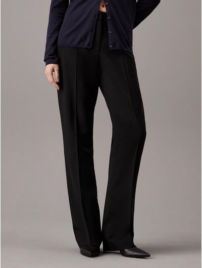 Pantalon-Calvin-Klein-Slim-Straight-Mujer-Negro