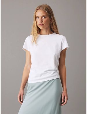 Playera-Calvin-Klein-Slim-Logo-Hombre-Blanco