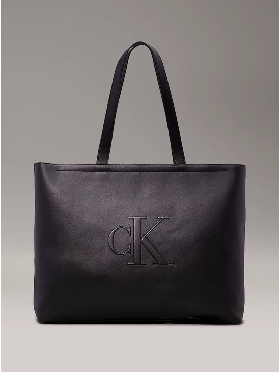 Tote-Calvin-Klein-Monograma-Slim-Mujer-Negro